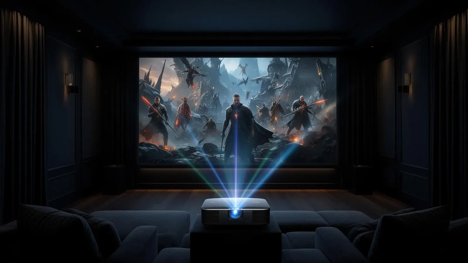 4K Projector — premium AV solution by LiveInSmart Hyderabad & Vijayawada